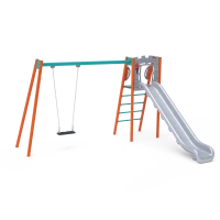 Slides with swing Slides with swing